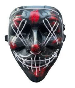 The Purge LED maske med hvidt lys