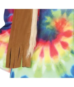 Tie dye hippiekjole