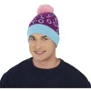 Turkis og lilla skihue