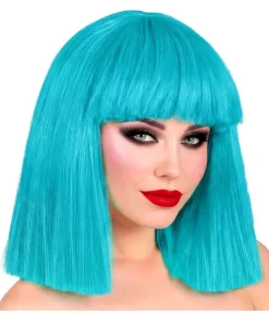 Turkis showgirl paryk