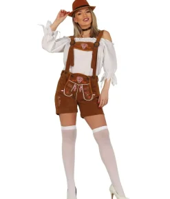 Tyrolese lederhosen, lysebrune