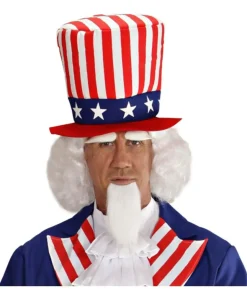 Uncle Sam paryk og skæg