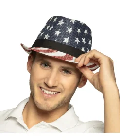 USA fedora hat