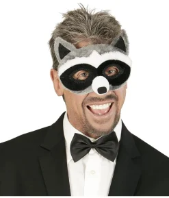 Vaskebjørn halvmaske
