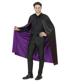 Vendebar kappe sort og lilla, 130 cm.