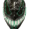 Venom maske med grønt lys