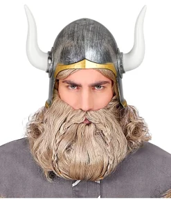 Vikingehjelm med horn