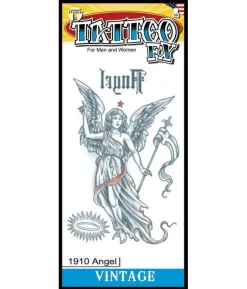 Vintage Angel tatovering