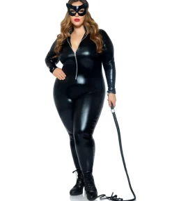 Wetlook Catsuit kostume Plus