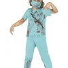 Zombie doktor kostume