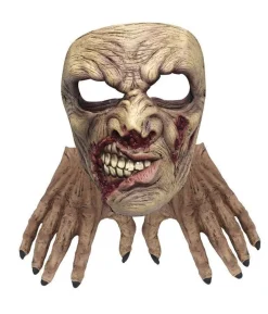 Zombie maske og hænder